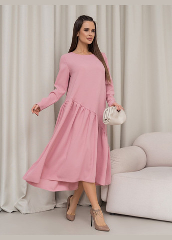 Розовое повседневный платье ISSA PLUS однотонное