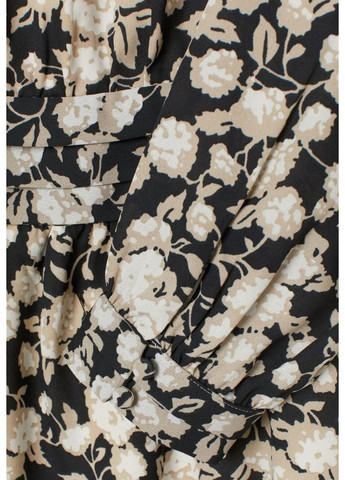 Бежевое повседневный женское платье с поясом н&м (56659) xs бежевое H&M
