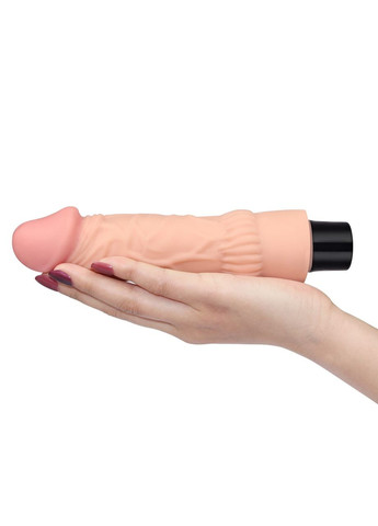 Вібратор реалістичний з кібершкіри "Real Soft Vibrating Dildo Flesh 7.8" Lovetoy (301509979)