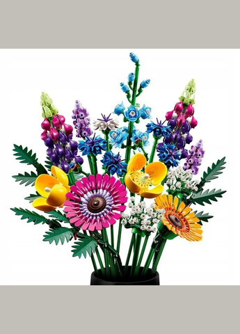 Конструктор Botanicals Букет полевых цветов, 939 деталей, в стиле lego лего No Brand (340672739)