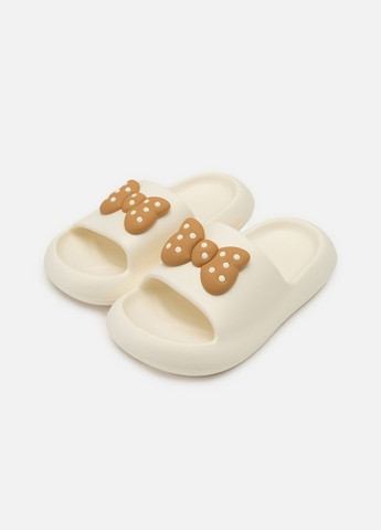Молочные шлепанцы пляжные для девочки цвет молочный cb-00267974 Yuki
