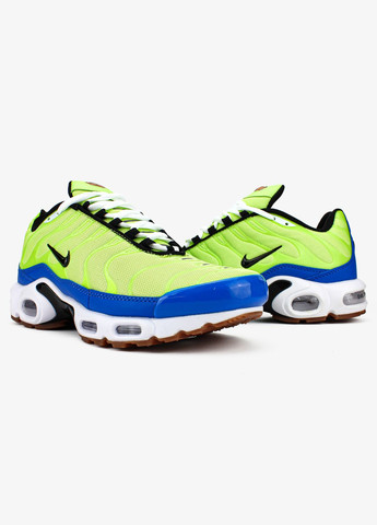 Жовті Осінні кросівки чоловічі nike air max tn plus se m. frank rudy yellow blue | найк аір макс тн плюс жовті сині No Brand