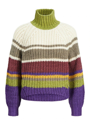 Світло-сірий зимовий в'язаний зимовий светр JJXX