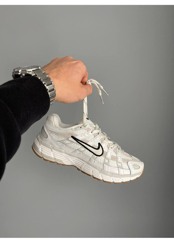 Белые демисезонные кроссовки мужские и женские nike p-6000 white black | найк п-6000 белые No Brand