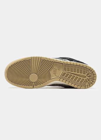 Коричневые зимние кроссовки зимние мужские и женские nike sb dunk low x travis scott cactus jack winter | найк сб данк низкие коричневые с мехом No Brand