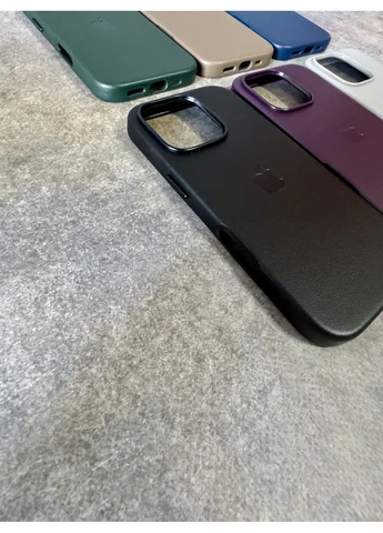 Чохол Leather Case MagSafe + Animation Full Size iPhone 16 Pro / Шкіряний чохол для Айфон / Анімація No Brand (387171622)
