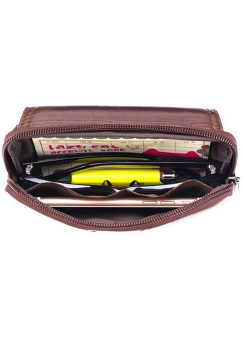 Сумка чохол для телефону на ремінь для документів шкіряна маленька сумочка Коричневий 35950 BULL (337671214)