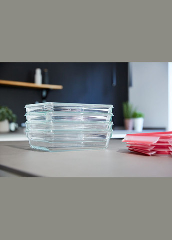 Форма універсальна з кришкою MASTERSEAL GLASS 800 мл, скло Tefal (314833430)