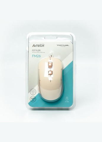 Мышь Fstyler FM26 (Cafe Latte), USB, A4Tech (333824873)