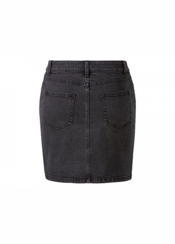 Спідниця джинсова для жінки LYCRA® 329729 36(S) чорний Esmara (264382232)