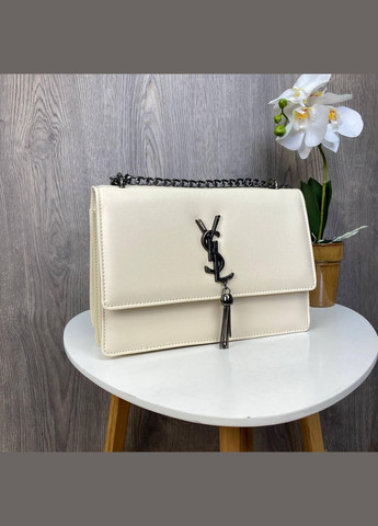 Стильная мини сумочка клатч с цепочкой, маленькая сумка с венчиком брелком черная (sku_1145) No Brand (330576800)