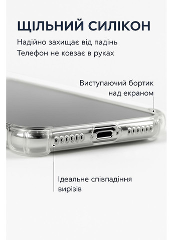 Чехол-накладка Anti-Shock для Apple iPhone 17 Clear (713793) BeCover (366220104)