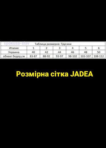 Женские хлопковые трусики Jadea 6121 размер С.. 44 Jadea Intimo (368787913)