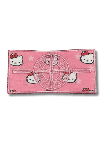 Патч Стон Айленд / Stone Island - Hello Kitty + 2 пуговицы No Brand Патч с принтом (341483886)