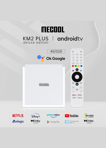 KM2 PLUS Deluxe 4/32, Amlogic S905X4, WiFi6, 4K, Netflix MECOOL (322502888)