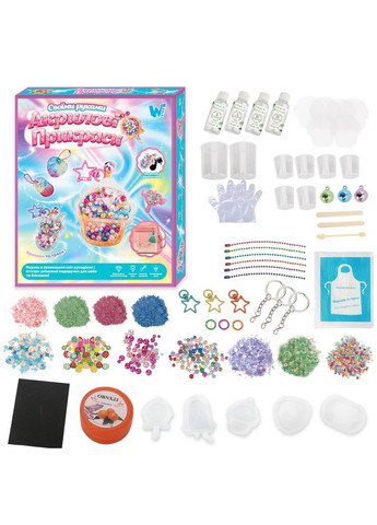 Акрилові прикраси 55404, клей, молди, прикраси, в коробці (6945717412606) WToys (318093215)