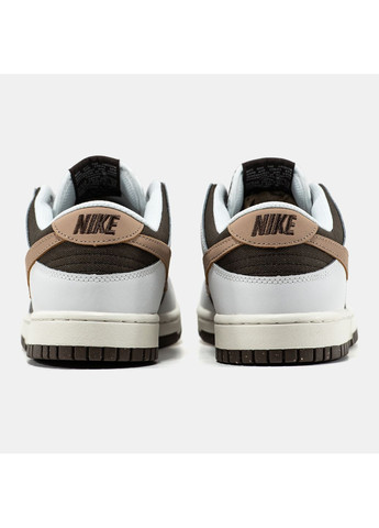 Кроссовки мужские и женские Nike SB Dunk Low Grey Brown Beige | Найк СБ Данк низкие коричневые No Brand коричневые демисезоны (366342715)