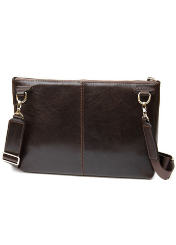 Шкіряна сумка для ноутбука з кишенями через коричневе плече (sku_11438) No Brand (328922724)