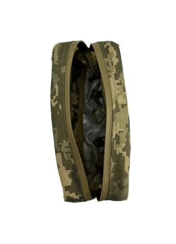 Сумка бананка маленькая из патч панелью ММ-14. Мужская сумка на пояс. HardKIT 8247111-2-HK (370239997)