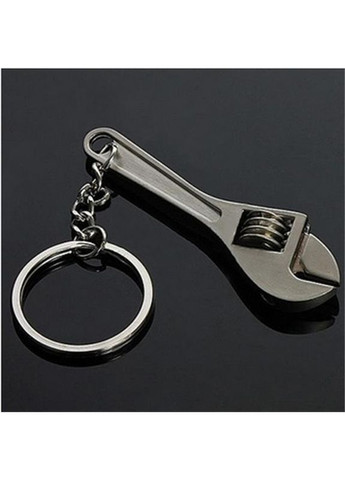 Брелок для ключей инструмент Разводной гаечный ключ металлический Серебристый 99_11_0_1С No Brand (367738703)