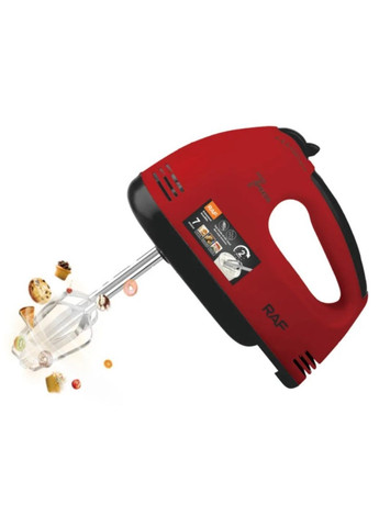 Миксер кухонный с металлической чашей на 2 литра с подставкою R-6637 250 Вт 7 скоростей Красный VTech (328069117)