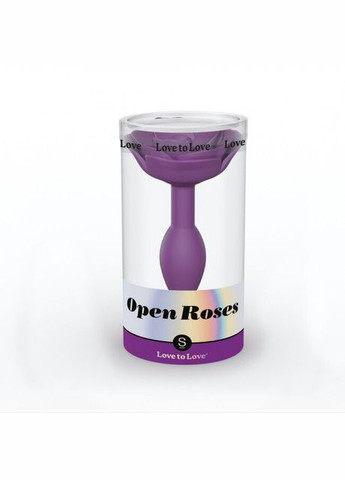 Силіконова анальна пробка OPEN ROSES S SIZE - PURPLE RAIN Love To Love (369953087)