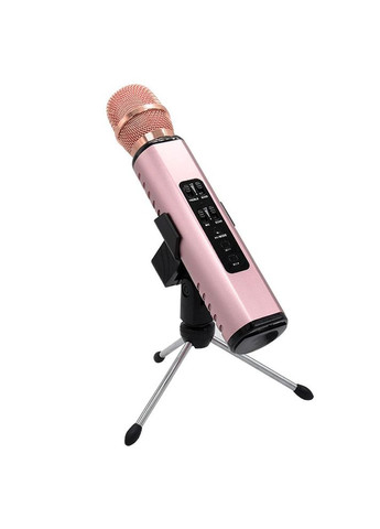 Караоке мікрофон K6 Premium рожеве золото (стерео) Losso (327041508)