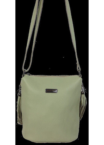 Жіноча шкіряна сумка на плече салатова Borsacomoda (360893844)