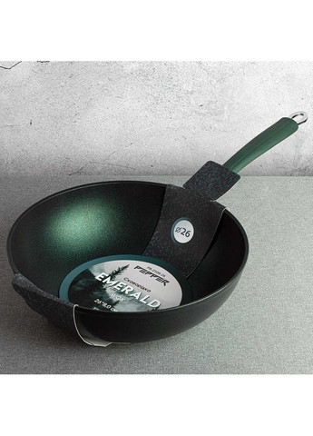 Сковорода Вок Emerald 26cm Green (PR-2108-26) Pepper (344453009)