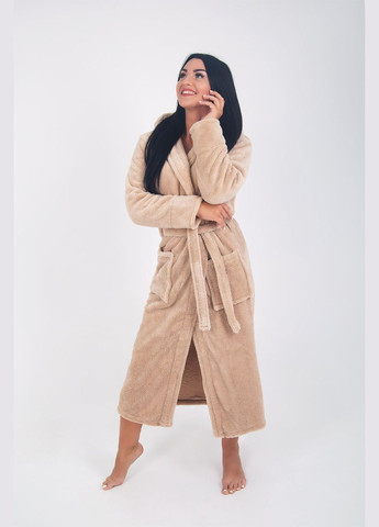 Халат махровий жіночий довгий, теплий No Brand халат (296794102)