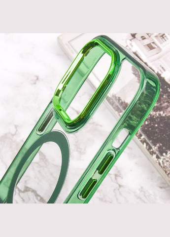 Чехол TPU Iris with MagSafe для Apple (6.7") Салатовый | Green Epik iPhone 15 Pro Max (300532007)