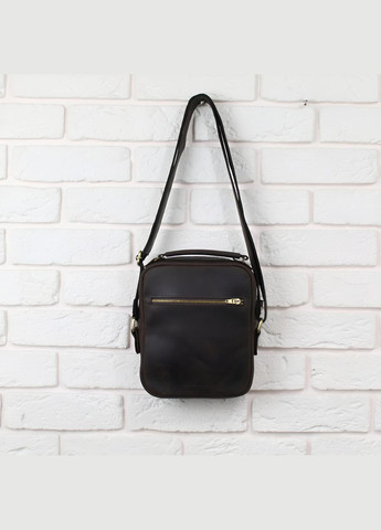 Сумка чоловіча шкіряна через плече. Шкіра Crazy Horse Коричнева. STOK (294614306)