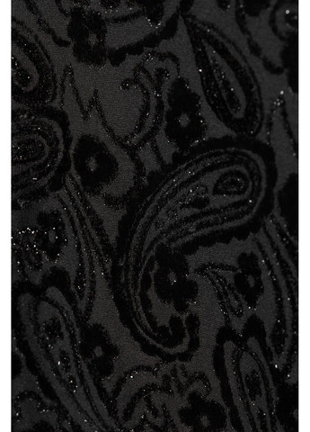 Черное вечернее платье H&M однотонное