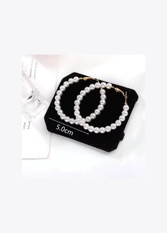 Серьги жемчужные кольца жемчуга с жемчугом. No Brand (338436404)
