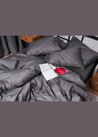 Пододеяльник Satin Stripe King Size 220 x 240 см (MS-870000469) Moon&Star Stripe Black (303576569)