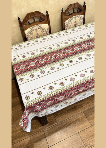 Скатерть с украинским орнаментом гипоаллергенная 150х220 см (П4КЕ05018-53) No Brand (306634030)