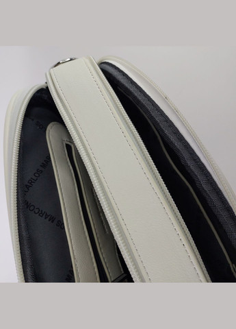 Сумка женская кросс-боди на два отделения белая Karlos Marconi (347640666)