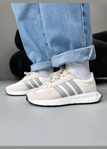 Кросівки жіночі і чоловічі Adidas Retropy E5 Grey Beige White | Адідас Ретропі бежеві No Brand бежеві демісезони (340916030)