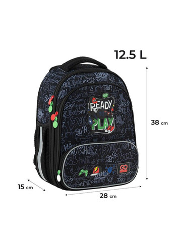 Рюкзак каркасный с ортопедической спинкой,мягкая уплотненная ручка GO24-597M-6 GoPack (295376532)