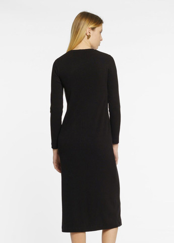 Черное кэжуал платье женское черное Arber