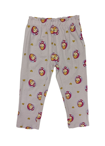 Сиреневая всесезон пижама для девочки футболка + брюки Cool Club