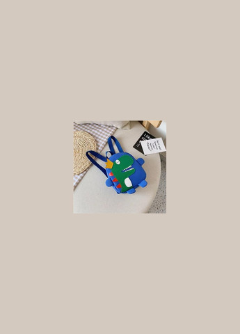 Детский синий рюкзак с динозавром КиП (290683374)