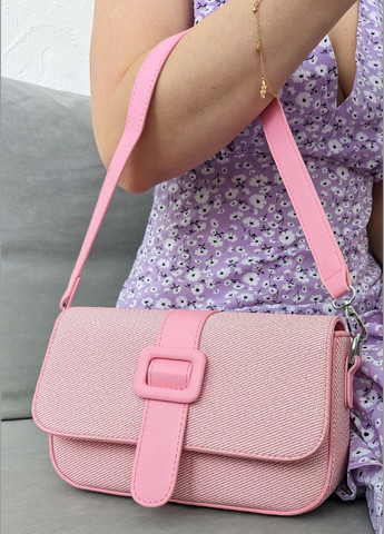 Стильная женская сумка-багет из экокожи с оригинальным декором в виде цепи и имитированного лезвия бритвы InFashion Сумка (327308724)