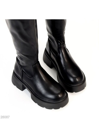 Черные осенние ботфорты ronata Helen