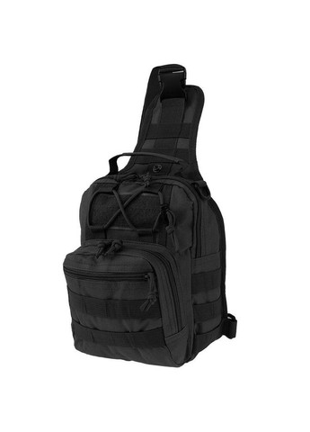 Тактическая нагрудная сумка Sling однолямочная через плечо Black Primo (266341211)