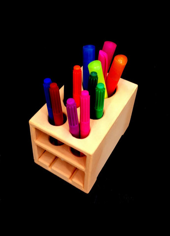 Настольный органайзер из дерева Брайянт грейпфрут (КНЦ-007554) No Brand (328228152)