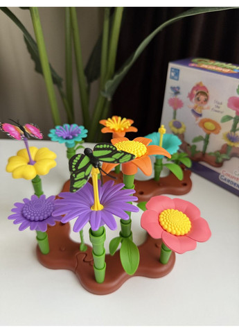 Конструктор Garden Building Цветочный сад 54 элемента No Brand (364553107)