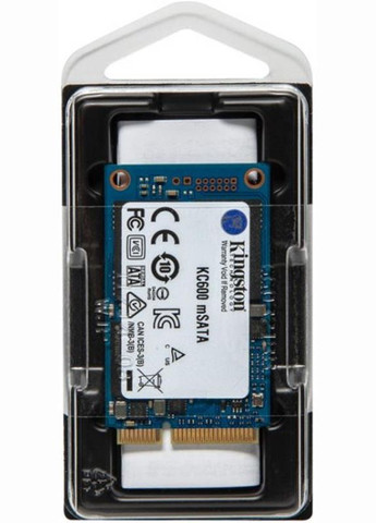 Накопичувач SSD 1ТB KC600 mSATA SATAIII 3D TLC (SKC600MS/1024G) Kingston (336951926)