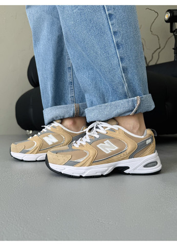 КРОССОВКИ ЖЕНСКИЕ NEW BALANCE 530 BROWN НЬЮ БЕЛАНС 530 No Brand комбинированные демисезоны (368885798)