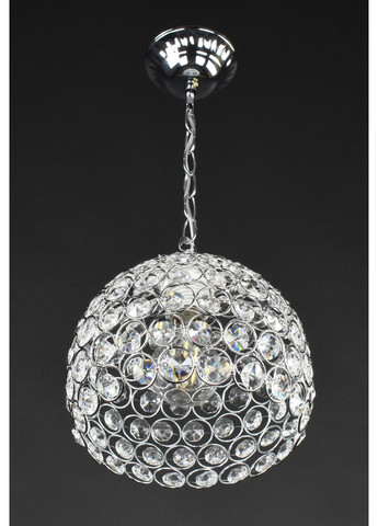 Люстра підвісна на 1 лампочку 28222 Хром 27-42х20х20 см. Sunnysky (364496466)